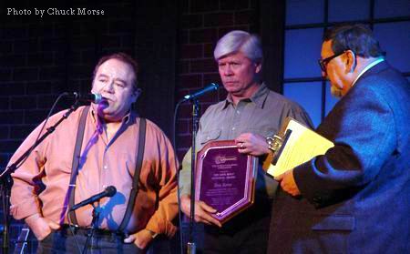 Photo of Kate Wolf Award Presentation