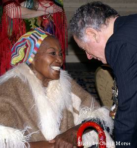 Photo of Odetta with David Amram